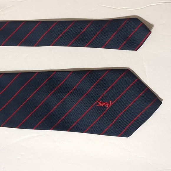 Yves Saint Laurent Other - YSL Yes Saint Laurent Men Ties Dark Blue